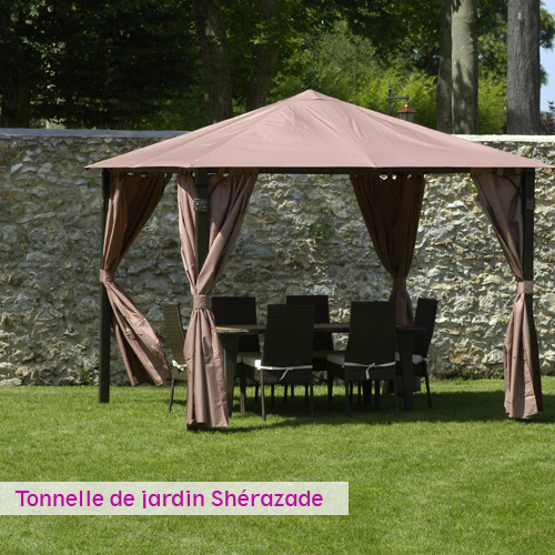 Tonnelle De Jardin Shérazade 3X3M Lams – Oogarden France serapportantà Tonelle De Jardin Tonnelle De Jardin Shérazade 3X3M Lams – Oogarden France serapportantà Tonelle De Jardin