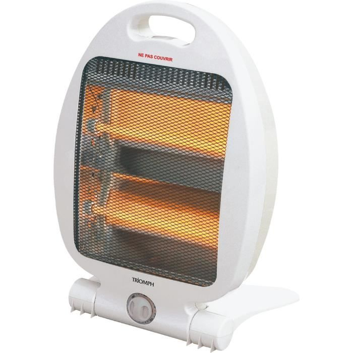 Triomph Chauffage D'Appoint Électrique Quartz – 800W destiné Bain D'Appoint