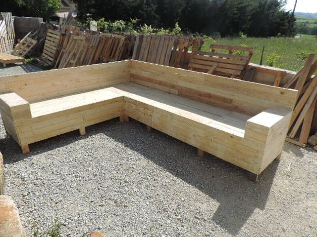 Tuto Pour Créer Un Canapé D’angle En Palettes | Les pour Fabriquer Banquette Terrasse Tuto Pour Créer Un Canapé D’angle En Palettes | Les pour Fabriquer Banquette Terrasse