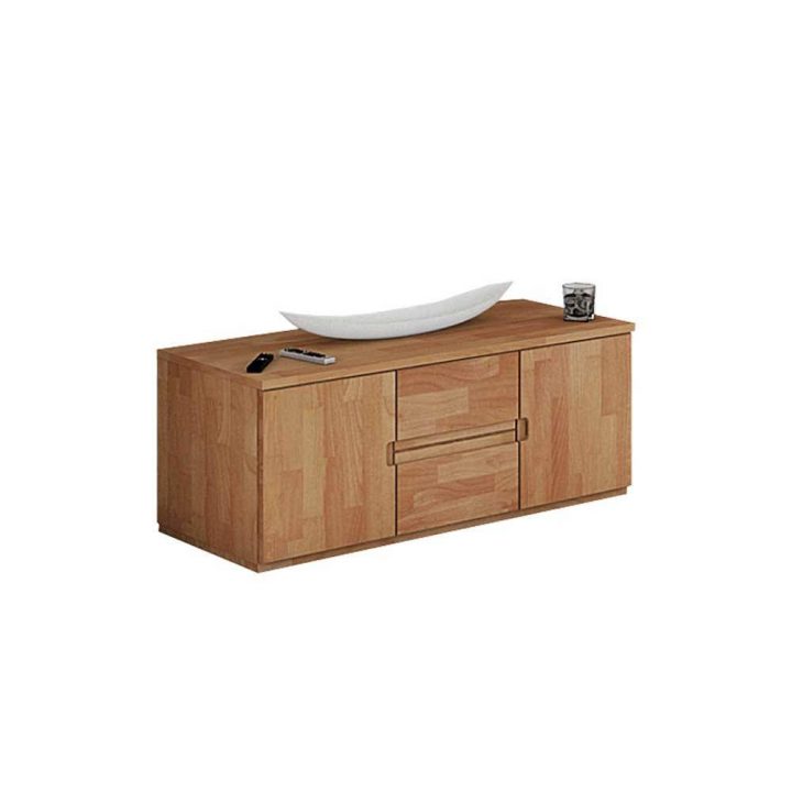 Tv Lowboard Vantonio Aus Buche Massivholz 110 Cm | Wohnen.de tout Tv 110 Cm