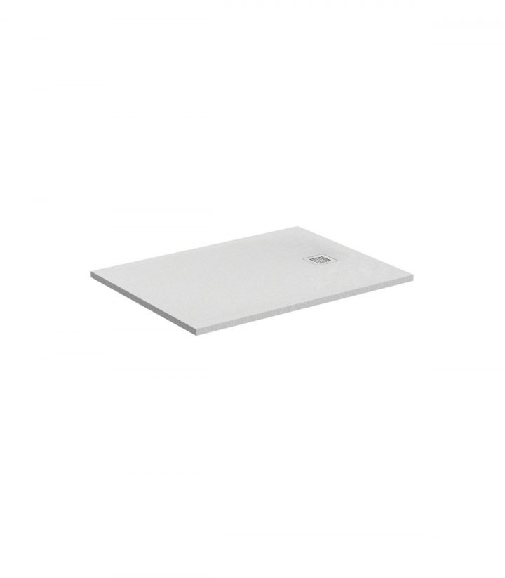 Ultra Flat S Receveur Douche 100X80 Resine Solidtm Gris Ciment concernant Receveur Douche 120X80