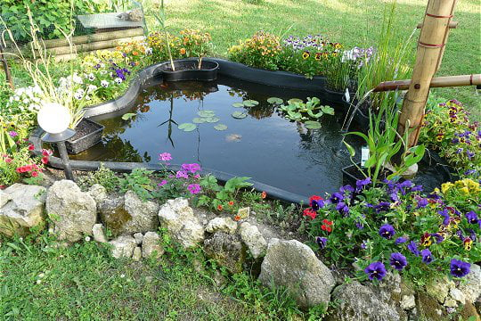 Un Bassin Pour Être Zen concernant Bassin De Jardin Préformé