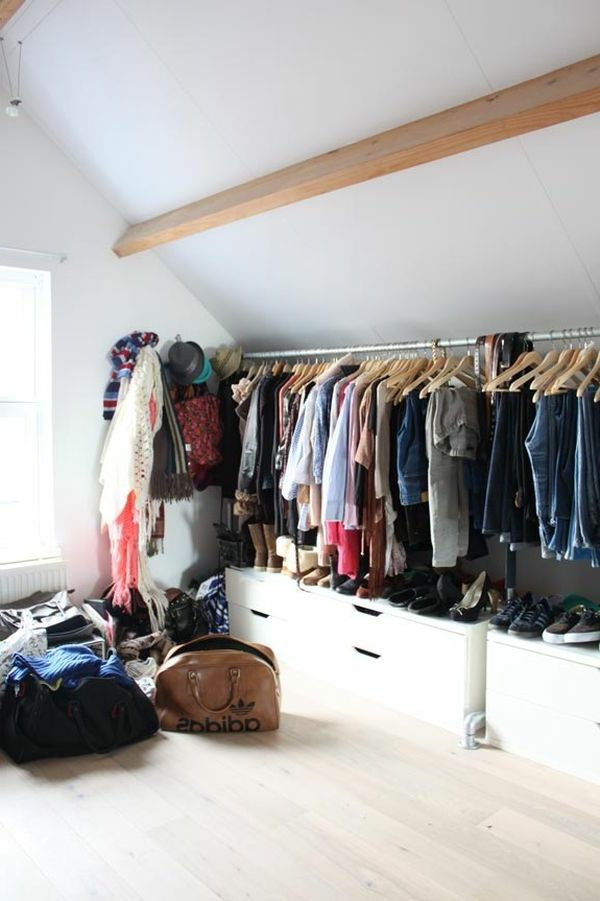 Un Dressing Mansarde – Des Idées Créatives Pour L'Usage à Meuble Mansarde