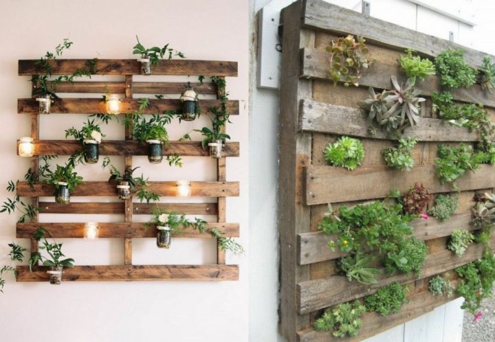 Un Jardin Vertical En Palettes | Jardiniere Interieur tout Modele Déco Exterieur Jardin Un Jardin Vertical En Palettes | Jardiniere Interieur tout Modele Déco Exterieur Jardin