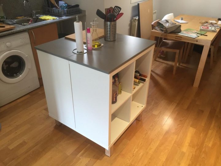 Un Nouvel Ilot Central Cuisine Avec Kallax à Ikea Meuble Case