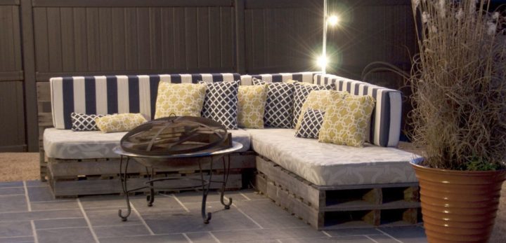 Un Salon De Jardin En Palettes | Étape Par Étape | Brico.be avec Fabriquer Meubles Jardin Avec Des Palettes