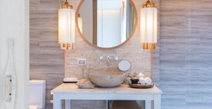 Un Vasque De Salle De Bain – Seine Marne pour Stratifié Haute Pression Salle De Bain Mural