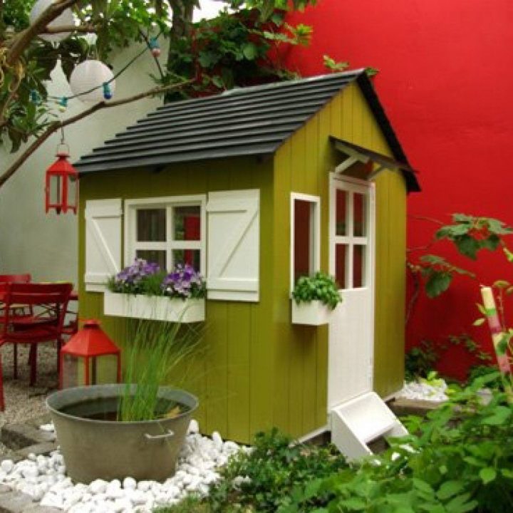 Une Cabane Pour Enfant Au Style Nordique | Cabane Enfant concernant Maison De Jardin Pour Enfants