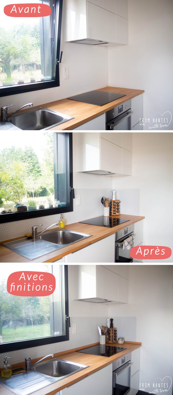 Une Crédence Adhésive Pour Ma Cuisine : Hexago De Smart Tiles dedans Credence Salle De Bain Autocollante