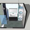 Une Salle De Bain De 6M2 Avec Machine À Laver pour Aménagement Salle De Bain 6M2