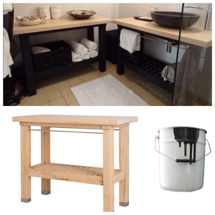 Une Salle De Bain Ikea Hacks ! | Meuble Salle De Bain intérieur Meuble Suspendu Salle À Manger Ikea