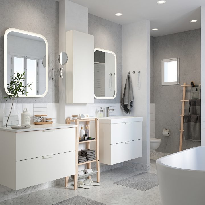 Une Salle De Bains Élégante Et Apaisante – Ikea Ca concernant Plafonnier Salle De Bain Ikea Une Salle De Bains Élégante Et Apaisante – Ikea Ca concernant Plafonnier Salle De Bain Ikea