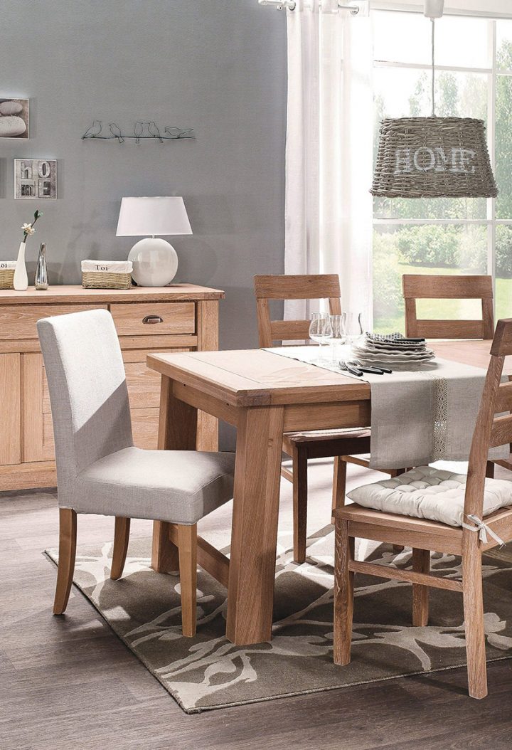 Une Table De Salle À Manger En Bois Adaptée À Votre Décor encequiconcerne Salle A Manger Chez But