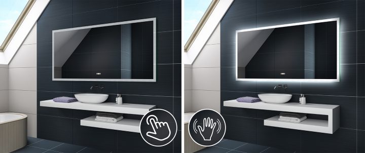 Une Vaste Gamme – Artforma – Illumination Led Miroirs Sur avec Miroir Salle De Bain Bluetooth