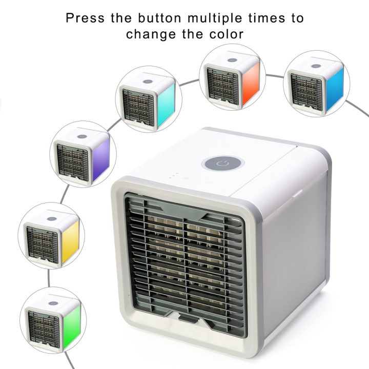 Usb Mini Climatiseur Portable Facile Refroidisseur D'air Ventilateur Bureau  Espace Refroidisseur Espace Personnel Air Ventilateur De Refroidissement destiné Mini Climatiseur Pour Chambre