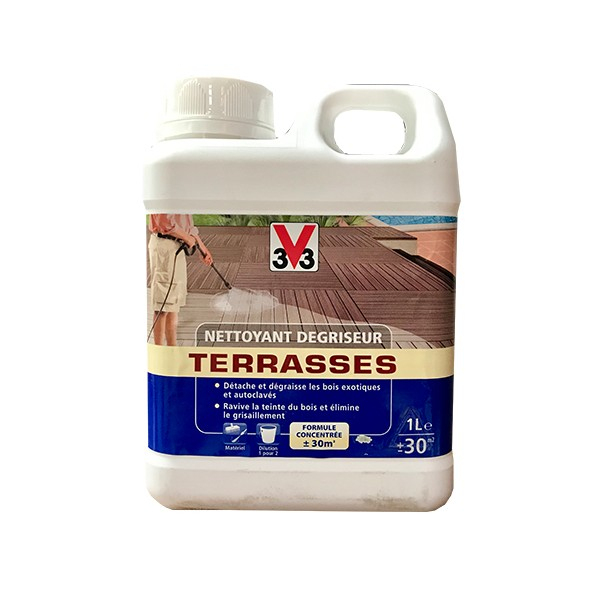 V33 Nettoyant Terrasses Pas Cher En Ligne pour Peinture V33 Terrasse Bois