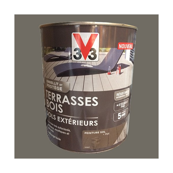V33 Terrasses Bois Sols Extérieurs Pas Cher En Ligne encequiconcerne Peinture V33 Terrasse Bois