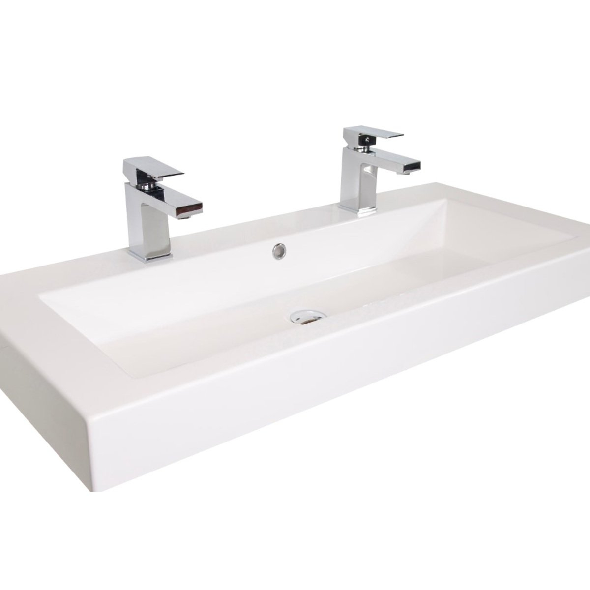 Vasque Avec 2 Robinets | Parawall Site encequiconcerne Vasque 100 Cm 2 Robinets