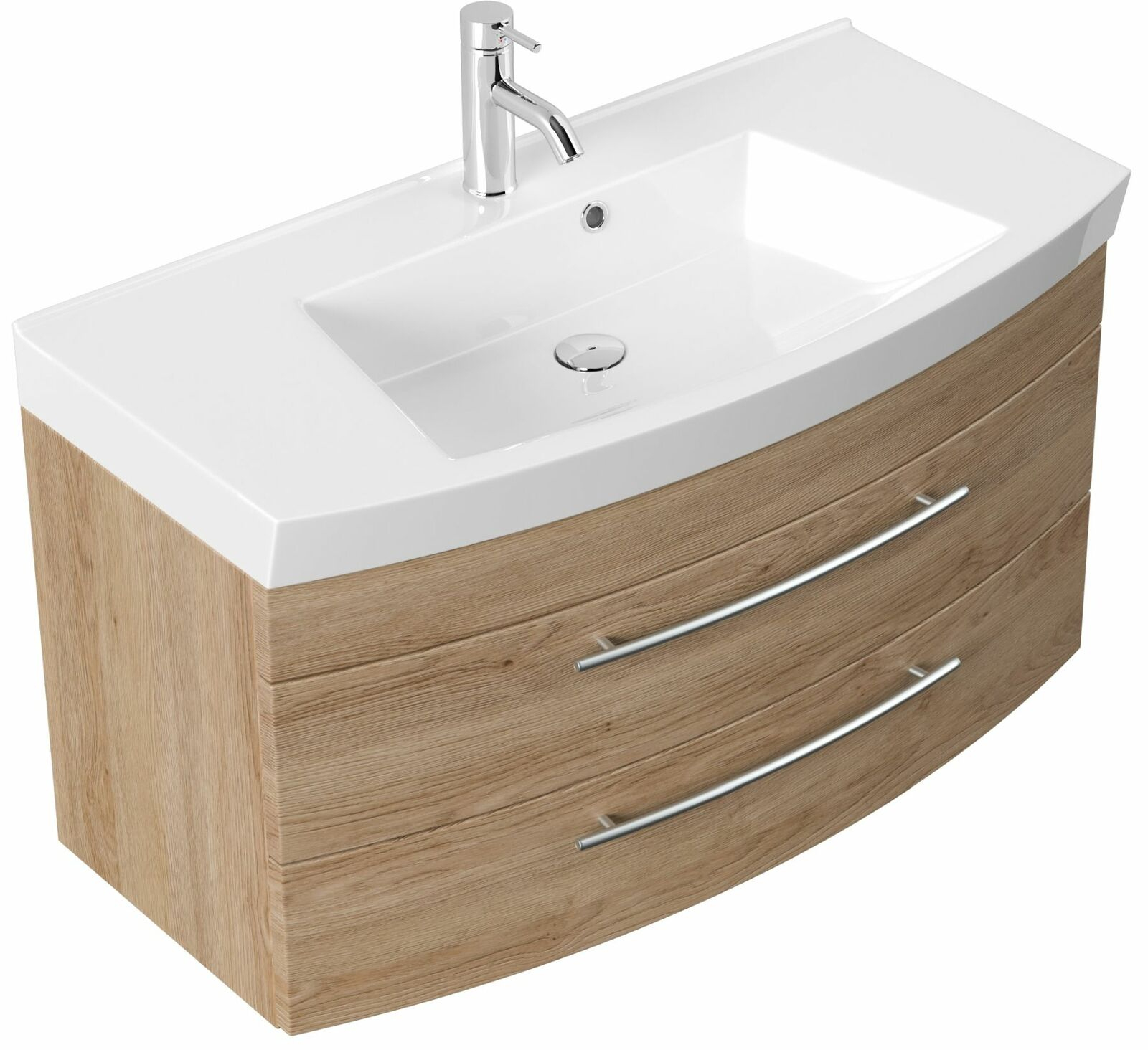 Vasque Avec Meuble Villeroy &amp; Boch Céramique Becken Aire De avec Vasque 100 Cm 2 Robinets