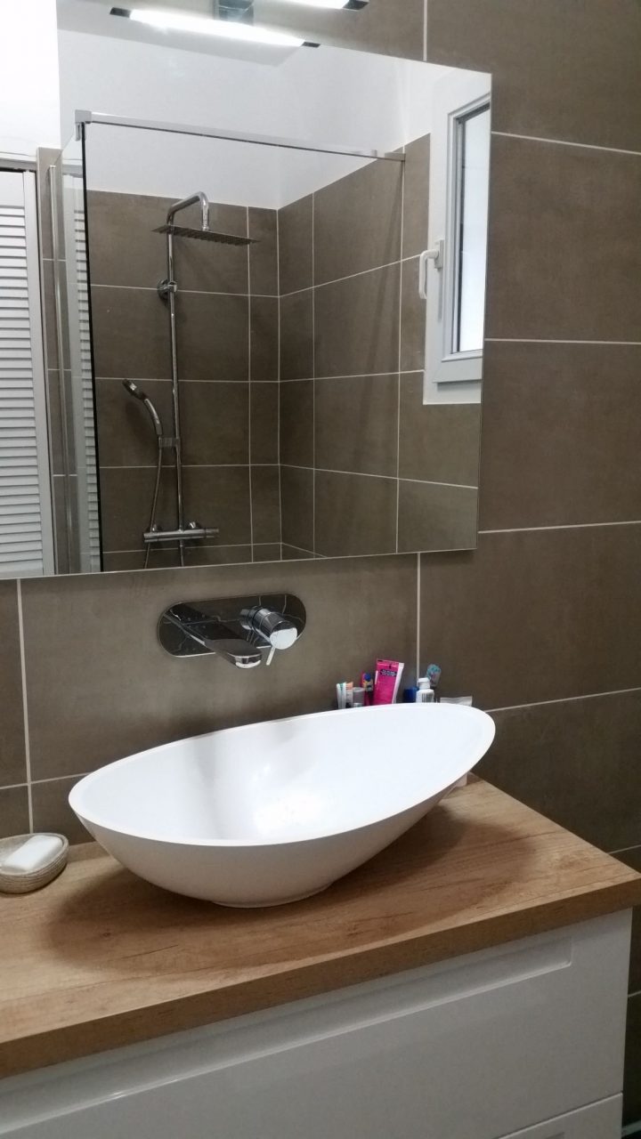 Vasque Leroy Merlin – Meuble Et Plan De Travail Lapeyre pour Plan De Travail Salle De Bain Castorama