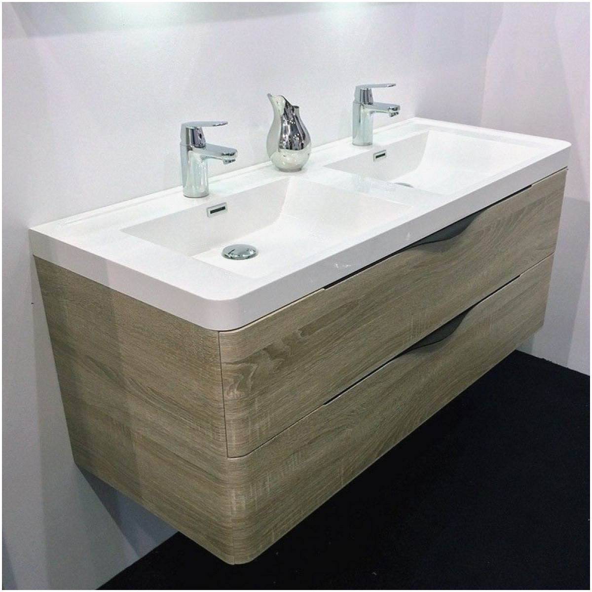 Vasque Salle De Bain Encastrable Meuble Salle De Bain 100 Cm encequiconcerne Vasque 100 Cm 2 Robinets