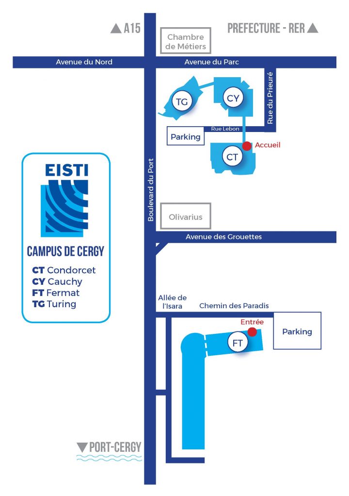 Venir À L'eisti – Campus De Cergy | Eisti à Chambre Des Metiers Cergy