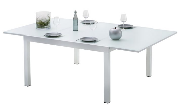 Vente Table De Jardin En Aluminium Blanc Whitestar 8 A 12 pour Table De Jardin Carrée 8 Personnes Vente Table De Jardin En Aluminium Blanc Whitestar 8 A 12 pour Table De Jardin Carrée 8 Personnes