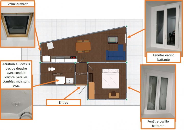 Ventilation De Mon Appartement Aux Normes ? Pas De Vmc avec Aeration Salle De Bain