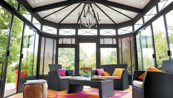 Véranda En Aluminium: Fabrication Sur Mesure – Véranda intérieur Abri De Terrasse Panoramik