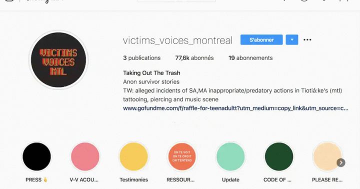 « Victims Voices Montréal » Sur Instagram Supprime Tout destiné Brandon St Jacques Turpin Instagram