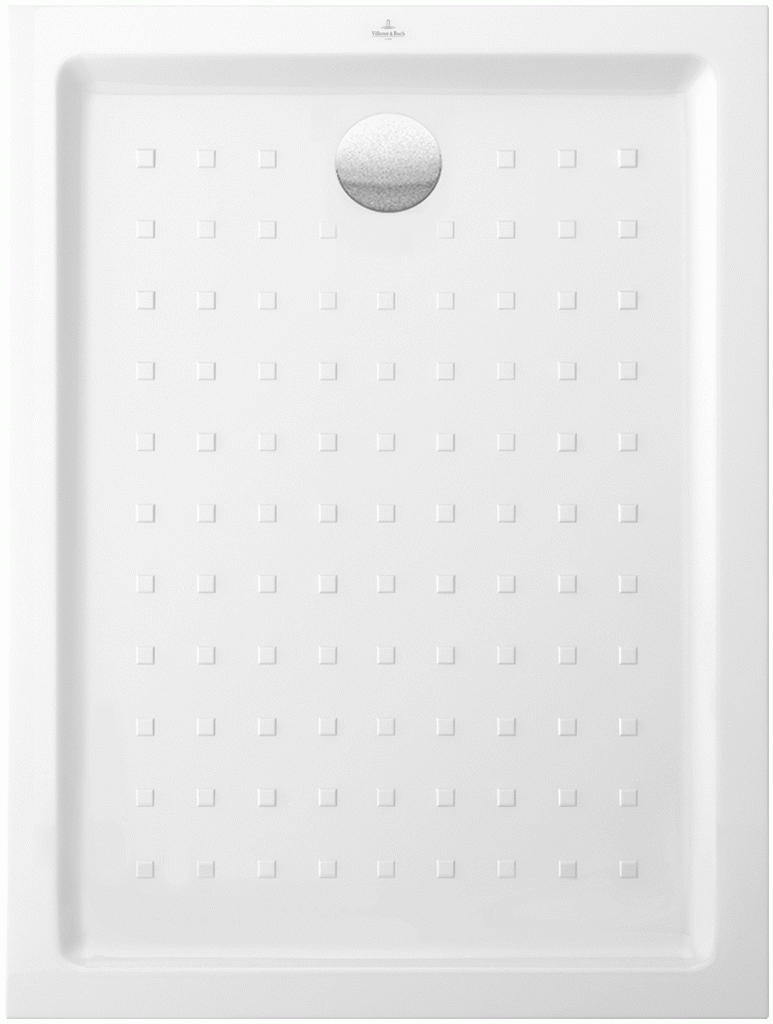 Villeroy &amp; Boch Douche O.novo Plus 60629001 120 X 90 X 6 Cm, Blanc, Avec  Boutons à Receveur De Douche Villeroy Et Boch