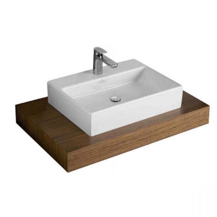 Villeroy & Boch Memento Lavabo À Poser 60X42Cm Avec Trop avec Carrelage Avec Cabochon Villeroy Et Boch