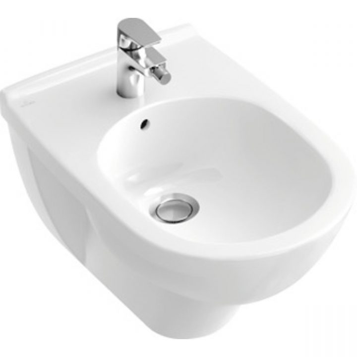 Villeroy Et Boch O.novo Bidet Mural Avec Trop Plein Et 1 pour Carrelage Avec Cabochon Villeroy Et Boch