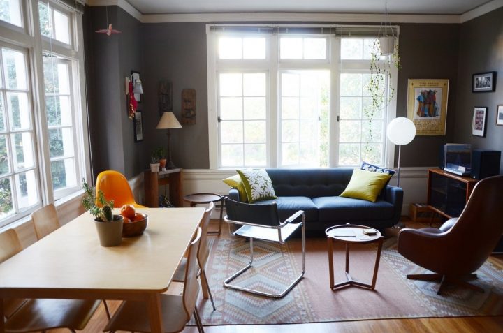 Visite – Un Appartement Chaleureux | Cocon – Déco & Vie Nomade intérieur Aménagement Petit Salon Salle À Manger