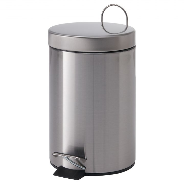 Vorgod Poubelle À Pédale – Couleur Acier Inox 3 L concernant Accessoires Salle De Bain Ikea