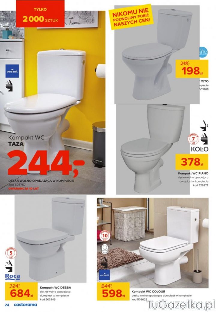 Wc Kompakt Castorama, Łazienka – Tugazetka.pl encequiconcerne Wc Castorama