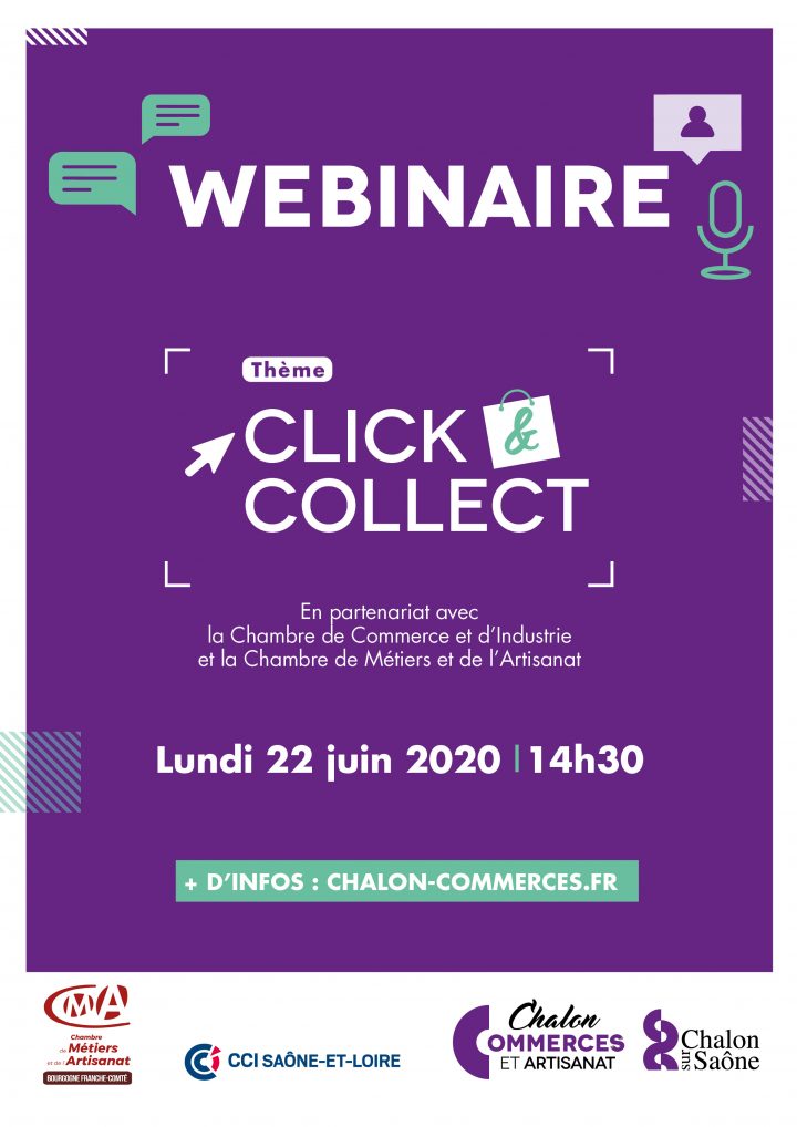 Webinaire – Click & Collect – Chalon Commerces Et Artisanat à Chambre Des Métiers Chalon Sur Saone