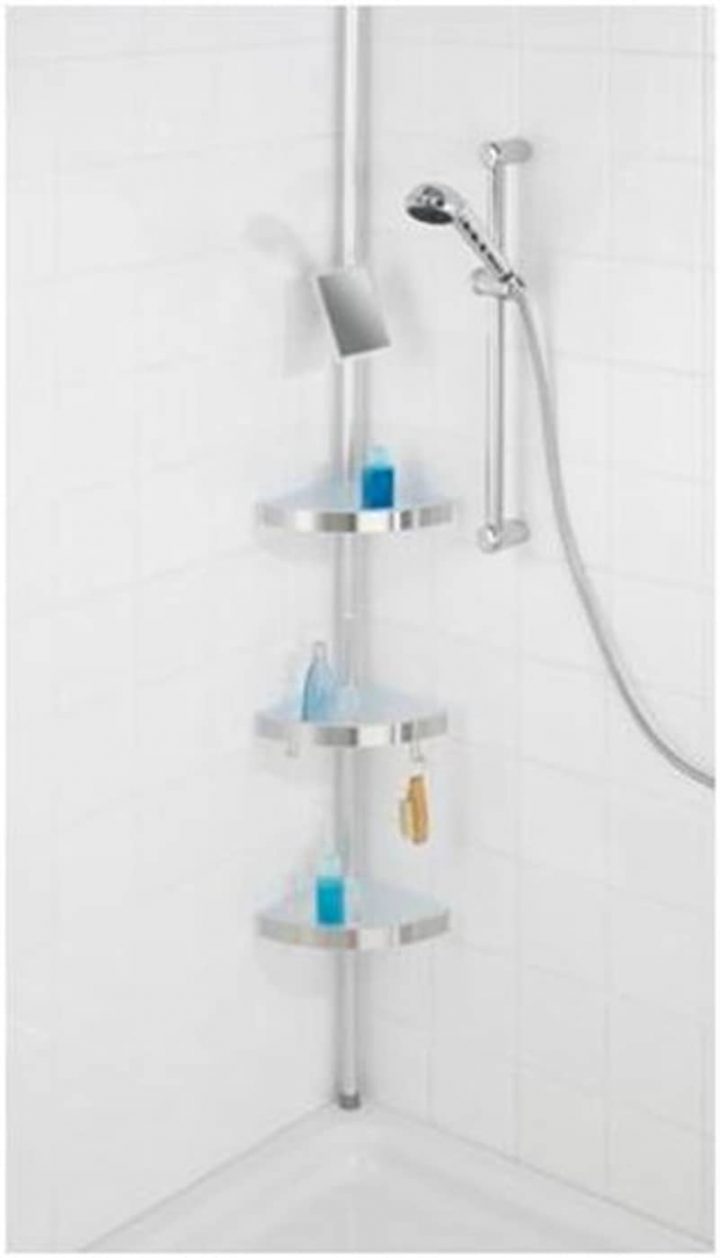 Wenko Étagère De Douche Télescopique Premium encequiconcerne Etagere Douche Telescopique