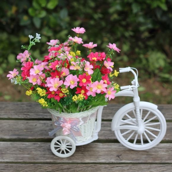 Wewoo – Jolie Petite Taille Fleur Panier Vase À La Main En avec Velo Deco Jardin