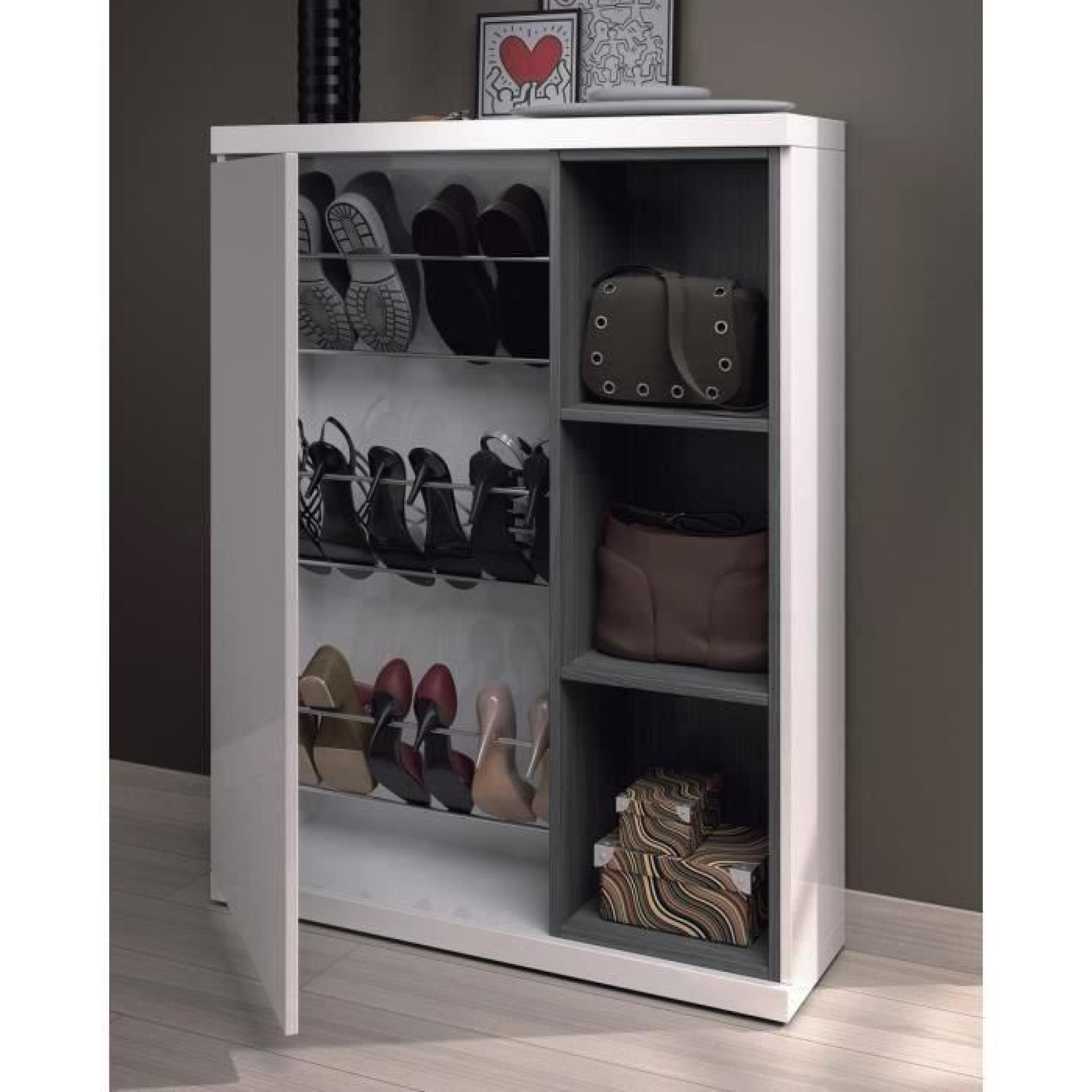 Zapa Meuble D'entrée 79 Cm Blanc encequiconcerne Meuble Pour Une Entrée