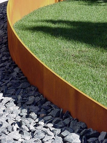 2O2 Studio: Corten Steel | Tuin Randen, Tuin Design, Tuin dedans Bordure Jardin Acier Corten