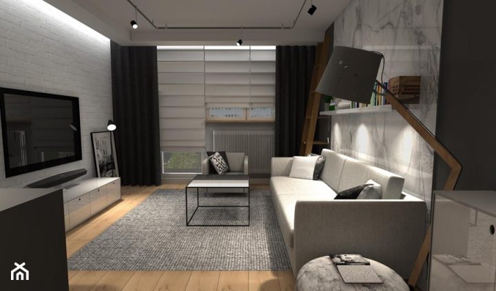 30M2 – Mieszkanie W Katowicach – Zdjęcie Od Feel-Project encequiconcerne Salon 30M2