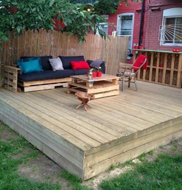 52 Idées Pour Fabriquer Votre Meuble De Jardin En Palette concernant Salon De Jardin En Palette