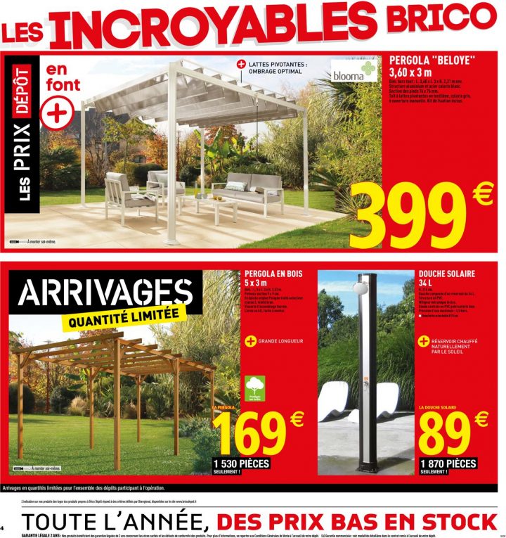 85 Élégant Brico Depot Pergola Bois | Jardin intérieur Pergola Bois Brico Depot