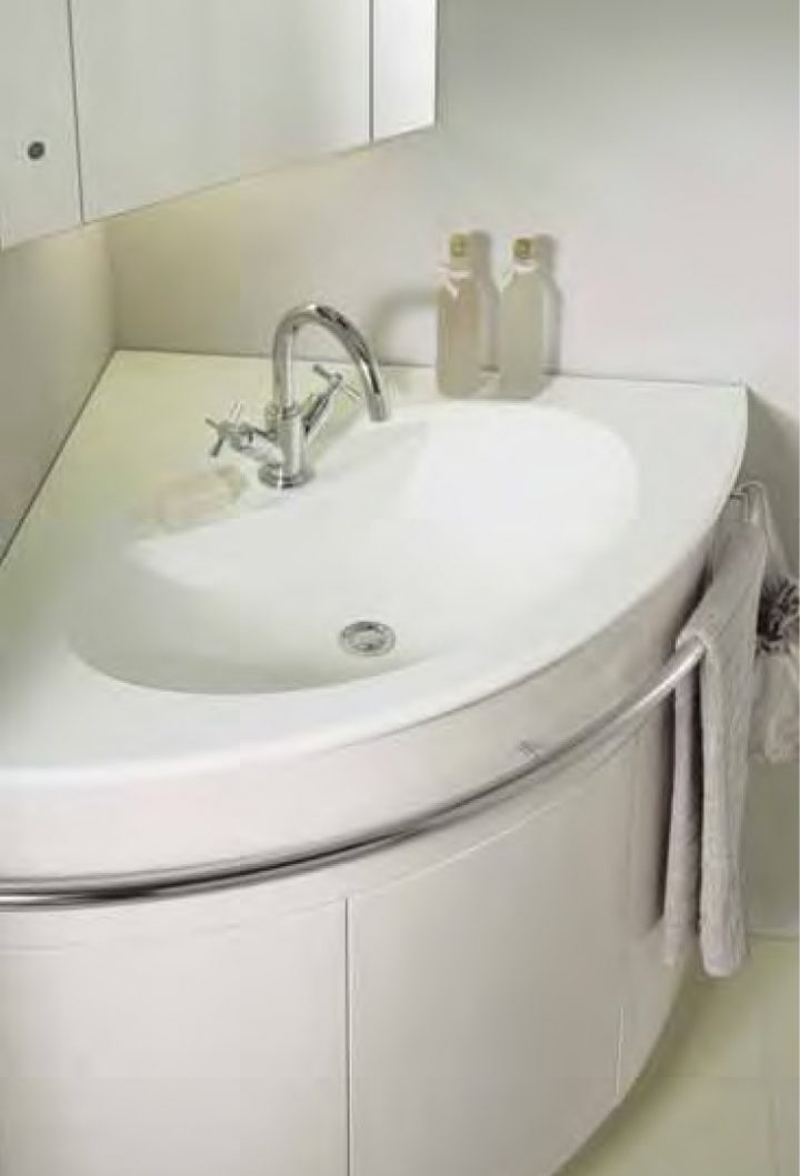 meuble vasque angle salle de bain