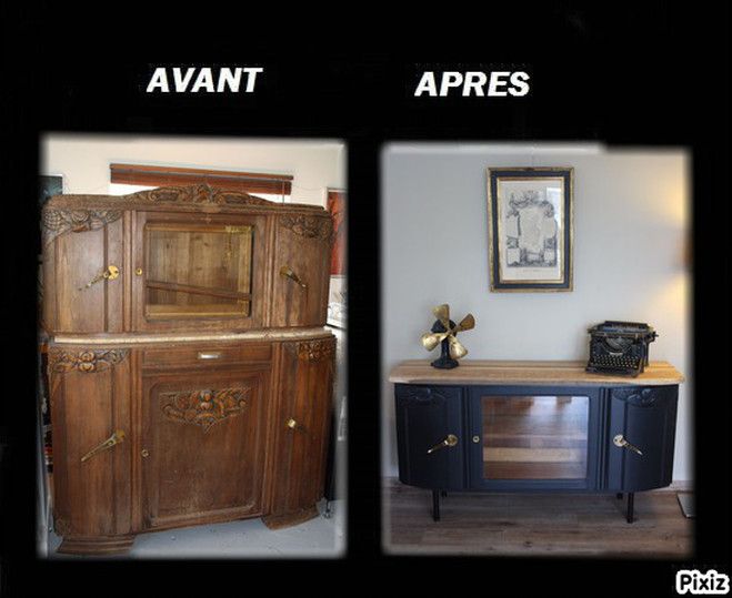 meuble en pin avant apres meuble en pin avant apres