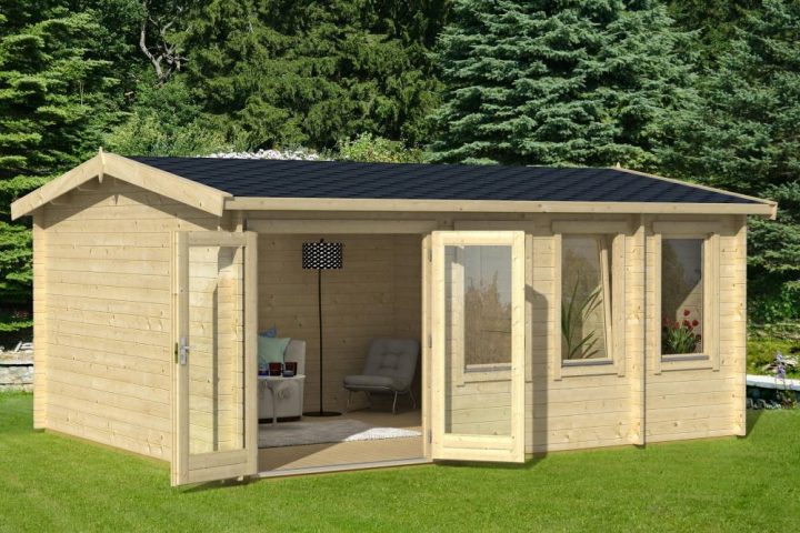 Abri De Jardin Anguilla / 19.2 M2 / 40 Mm / + Plancher encequiconcerne Abri Jardin