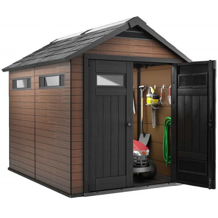 Abri De Jardin Composite 5,15M² Fusion + Plancher Keter intérieur Abri De Jardin Composite Pas Cher