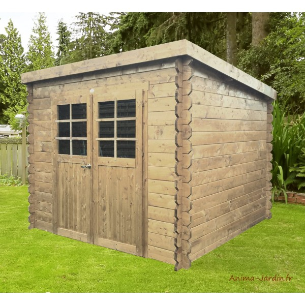 Abri De Jardin En Bois 19Mm, Hof, 5M², 2 Portes, Solid à Abri Bois Pas Cher Abri De Jardin En Bois 19Mm, Hof, 5M², 2 Portes, Solid à Abri Bois Pas Cher