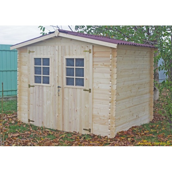 Abri De Jardin En Bois, 28Mm, 4,68M², 2 Portes, Foresta avec Abris De Jardin Pas Cher Abri De Jardin En Bois, 28Mm, 4,68M², 2 Portes, Foresta avec Abris De Jardin Pas Cher